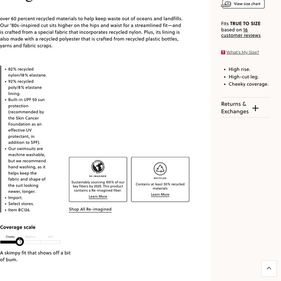 NWT J. Crew High-Rise Cheeky Bikini Bottom Size XL Blue Mist - Picture 2 of 9